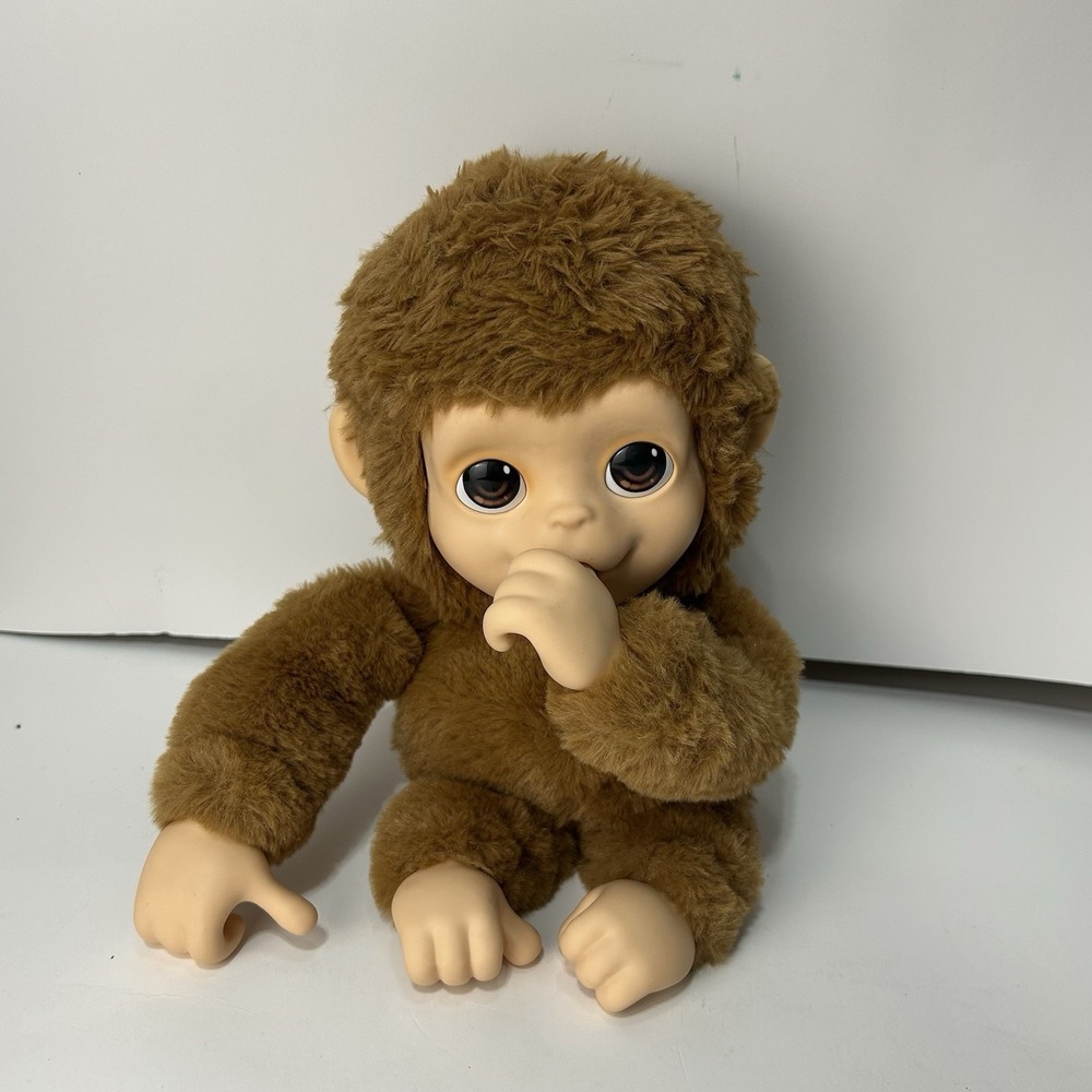 Little Live Pets Baby Monkey Interactive Brown Plush Moose Toys 2015 - Picture 8 of 9